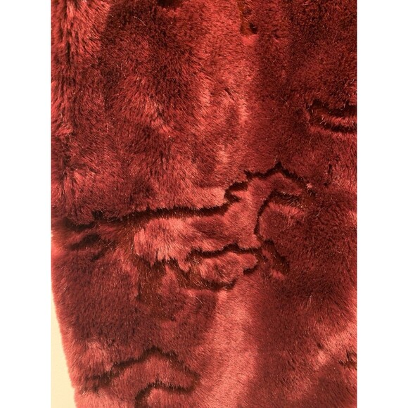 RARE Shaved Silhouette Running Horses Black Mountain Outdoor Deep Pile Coat  Lg - Picture 13 of 16